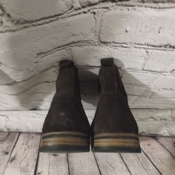 Topman Suede Brown Ankle Boots Men's 12 - Picture 7 of 11